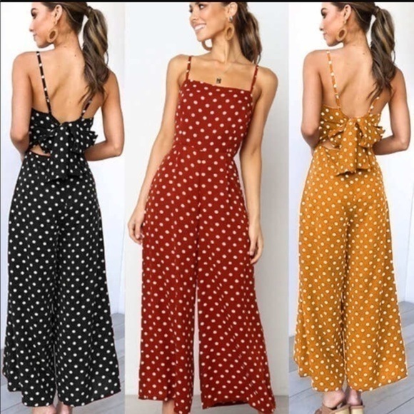 ❗️Few left❗️Lovely polka dot jumpsuit so cute❤️ - Picture 1 of 2